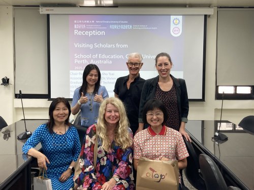114.10.22感謝澳洲 Curtin University, School of Education 四位教授來訪!